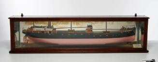 Builder's half model of the cargo ship SS OORAMA