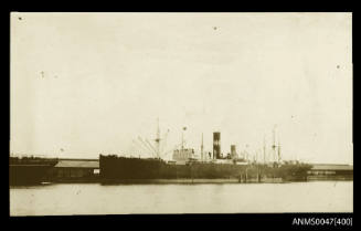 SS KENTUCKY, 6588 tonnes docked at wharf