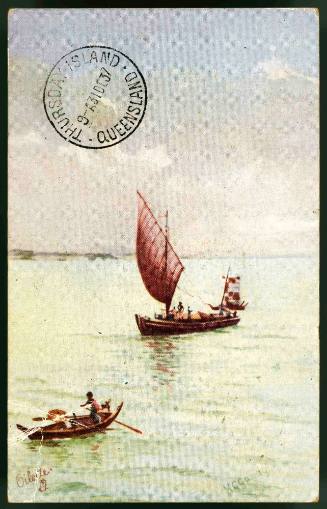 Postcard sent to Oskar Speck during his voyage