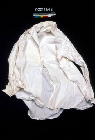 WHITE DRESS SHIRT, BELONGING TO GELLATLY, CAPT LINDSAY