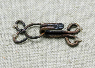 Hook and eye from the wrecked VERGULDE DRAECK