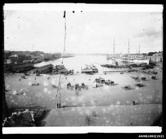 Circular Quay, Sydney Harbour with YALLAROI berthed at right