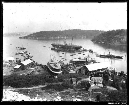 The launch of ferry LADY MARY at Berry's Bay, North Sydney