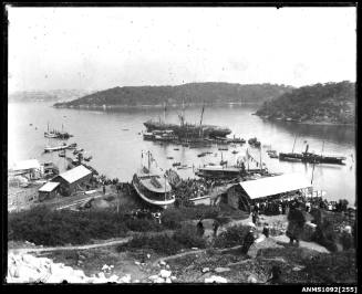 The launch of ferry LADY MARY at Berry's Bay, North Sydney