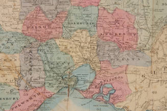 Whitehead's New Map of Victoria with Alphabetical Key