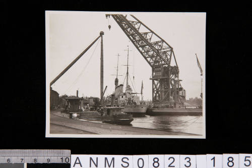 HMAS MELBOURNE at dry dock