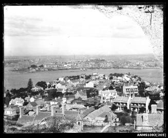 View of Sydney Harbour from Bernard Holterman's House, Lavender Bay