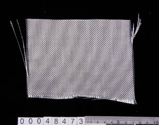 Sample patch of fibreglass cloth