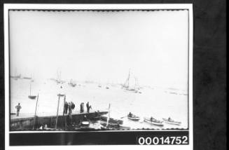 A busy jetty at Cowes, south coast of England