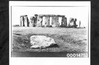 The prehistoric monument Stonehenge at Salisbury, England