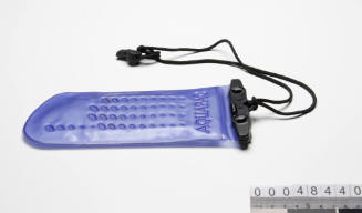 Purple waterproof aquapac for GPS