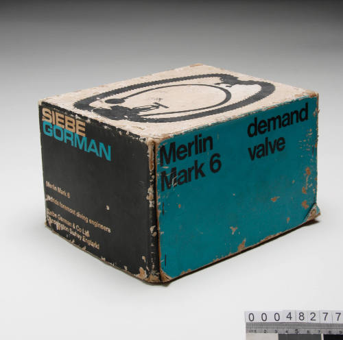 Original box for Siebe Gorman Merlin Mark VI air regulator