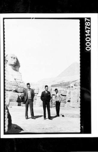 The Nossiters at the Great Sphinx, Egypt