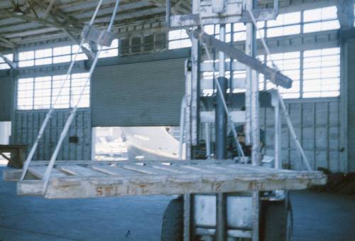 Slide depicting forklift with empty load tray