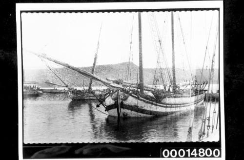 Harbour scene at Cephalonia, Greece