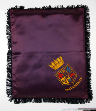 HMAS AUSTRALIA (II) commemorative cushion cover