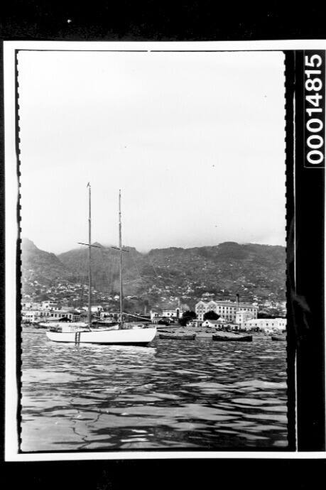 Yacht SIRIUS moored at Funchal, Madeira Island