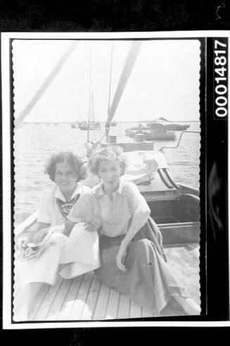 Friends enjoying themselves aboard yacht SIRIUS at Trinidad in the West Indies