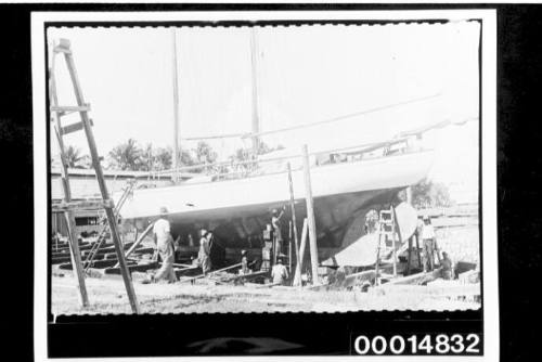 Yacht SIRIUS on slips at Colón, Panama