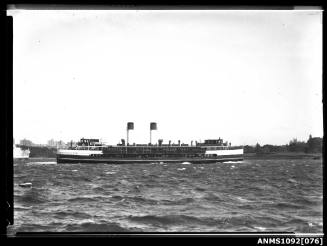 Ferry CURL CURL underway on Sydney Harbour