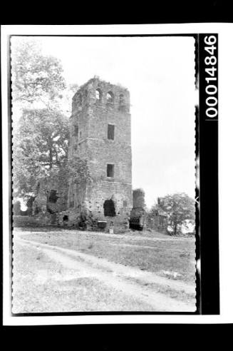Cathedral tower ruins at Panama Viejo