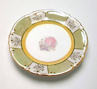 Decorative plate from the dowry of Maria Melidis