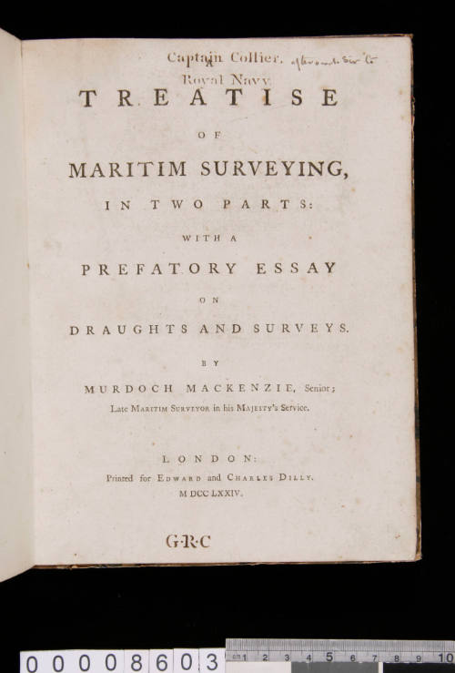 Treatise of Maritim [sic] Surveying, in Two Parts