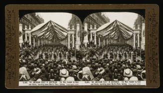 American fleet in Australia, marching down Martin Place