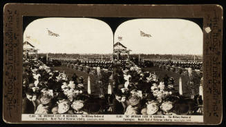 American fleet in Australia, the Victorian Infantry conduct their March Past