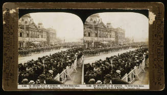 American fleet in Australia, US sailors marching through Melbourne