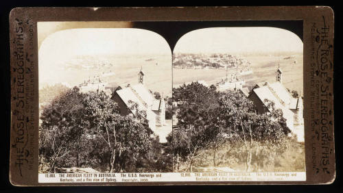 American fleet in Sydney, USS KEARSARGE and KENTUCKY