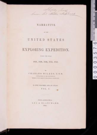 United States Exploring Expedition Volume 1