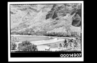 A sandy bay of Nuku Hiva Island