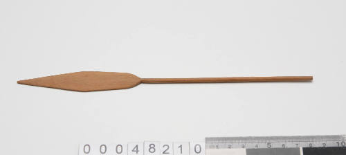 Oar from a model canoe from Ninigo, Papua New Guinea