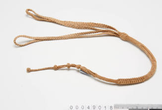 Plaited lanyard