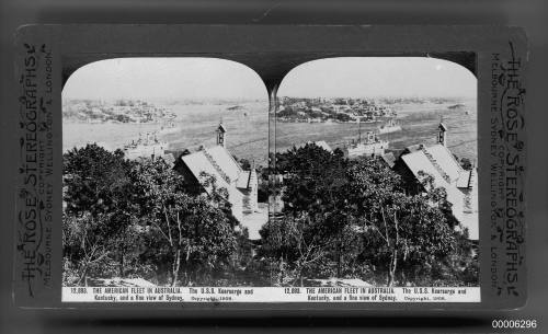 American fleet in Australia, USS KEARSARGE and KENTUCKY