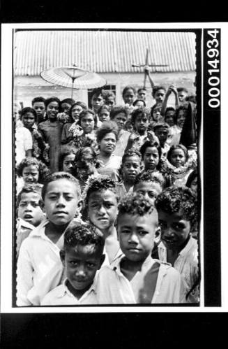 Young villagers, Nuku'alofa, Tonga