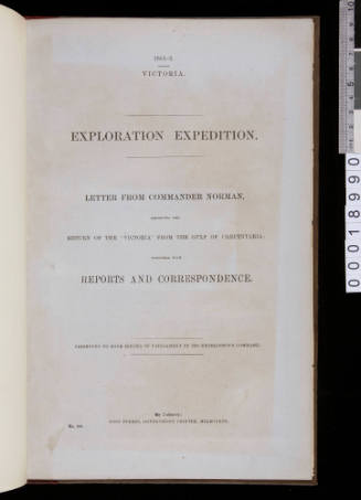 Exploration Expedition - 1861-2