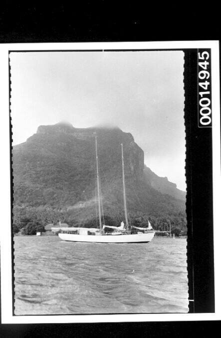 Yacht SIRIUS moored at Bora Bora