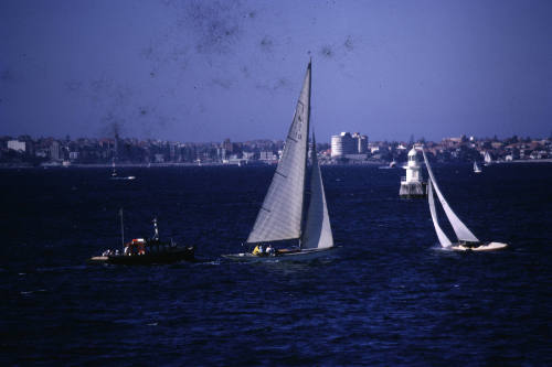 SASKIA and VANESSA under sail