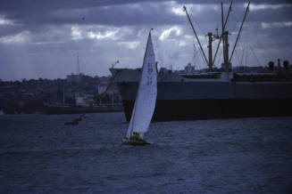 TEAL under sail