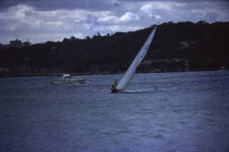 TEAL under sail