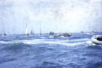 Sydney to Hobart Race 1966 through the heads