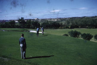 The Lakes, golf course, first green