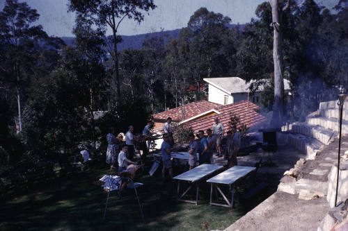 Image taken during a Scout barbeque at Bayview NSW