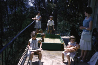 Image of Brodi's pool Christmas Day 1960