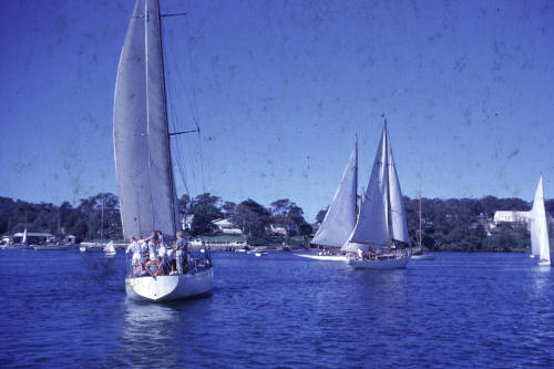 Image of boats in a sailing race