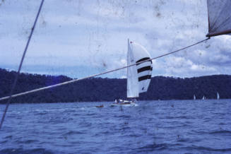 Image from PATSY after the start on Hallets Beach Race showing UNA