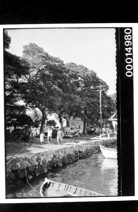 The busy waterfront of Papeete, Tahiti