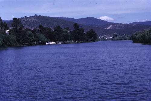 ESU Dragon Chap Cup Hobart Oct 1963 Derwent River, ECA Conference, Early morning trip on the Derwent to New Norfolk by ferry